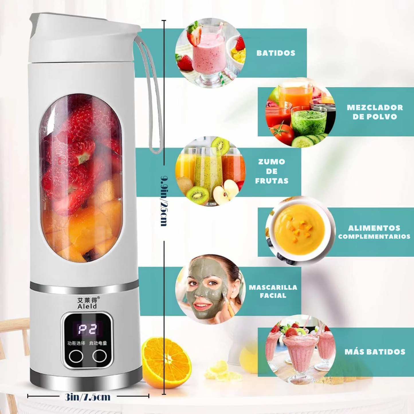 Licuadora Portátil USB 450ml